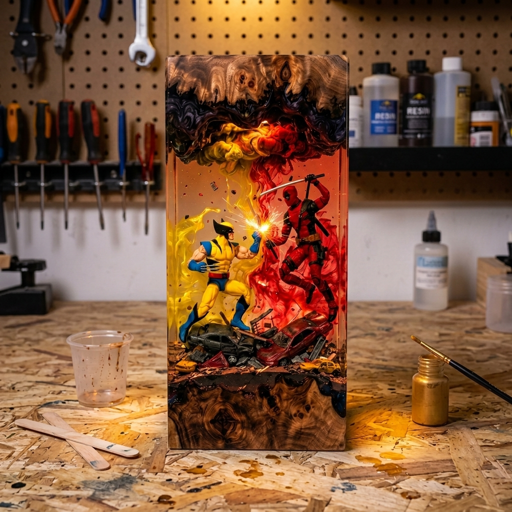 Superhero lamps