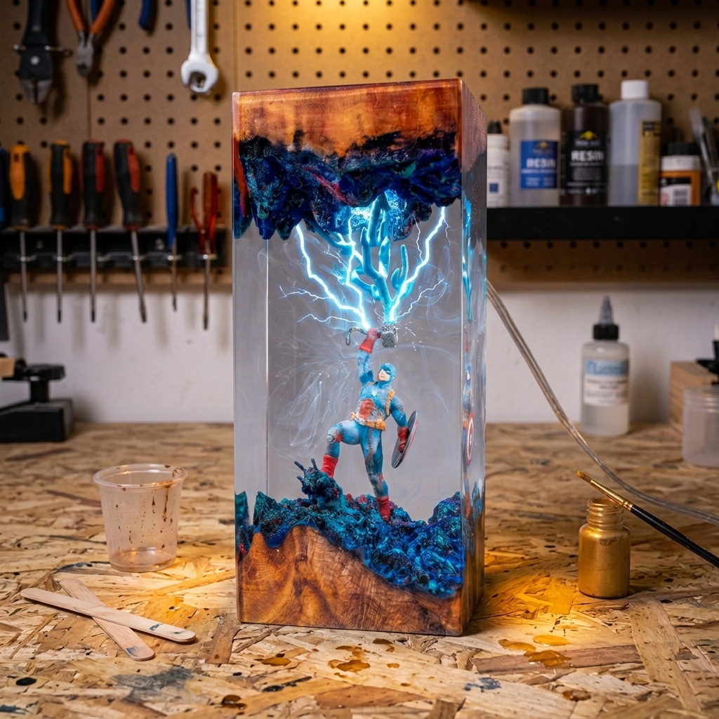 Superhero lamps