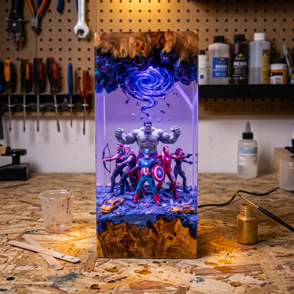 Superhero lamps