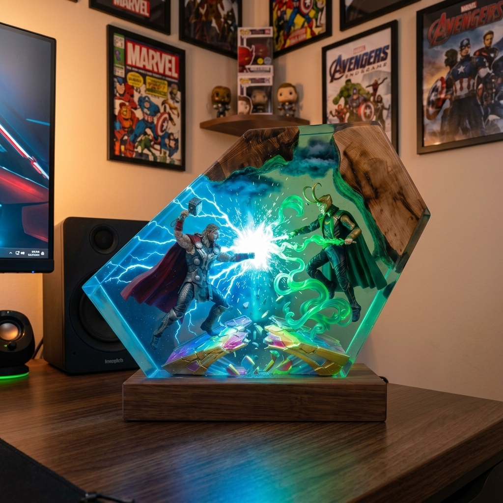 Superhero lamps